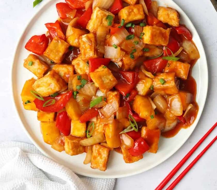 Tofu Słodko-Kwaśne