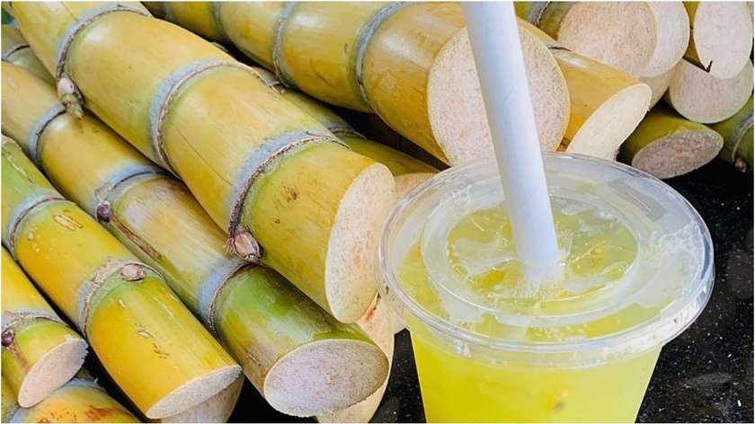 Sugarcane, Lime, and Ginger Juice