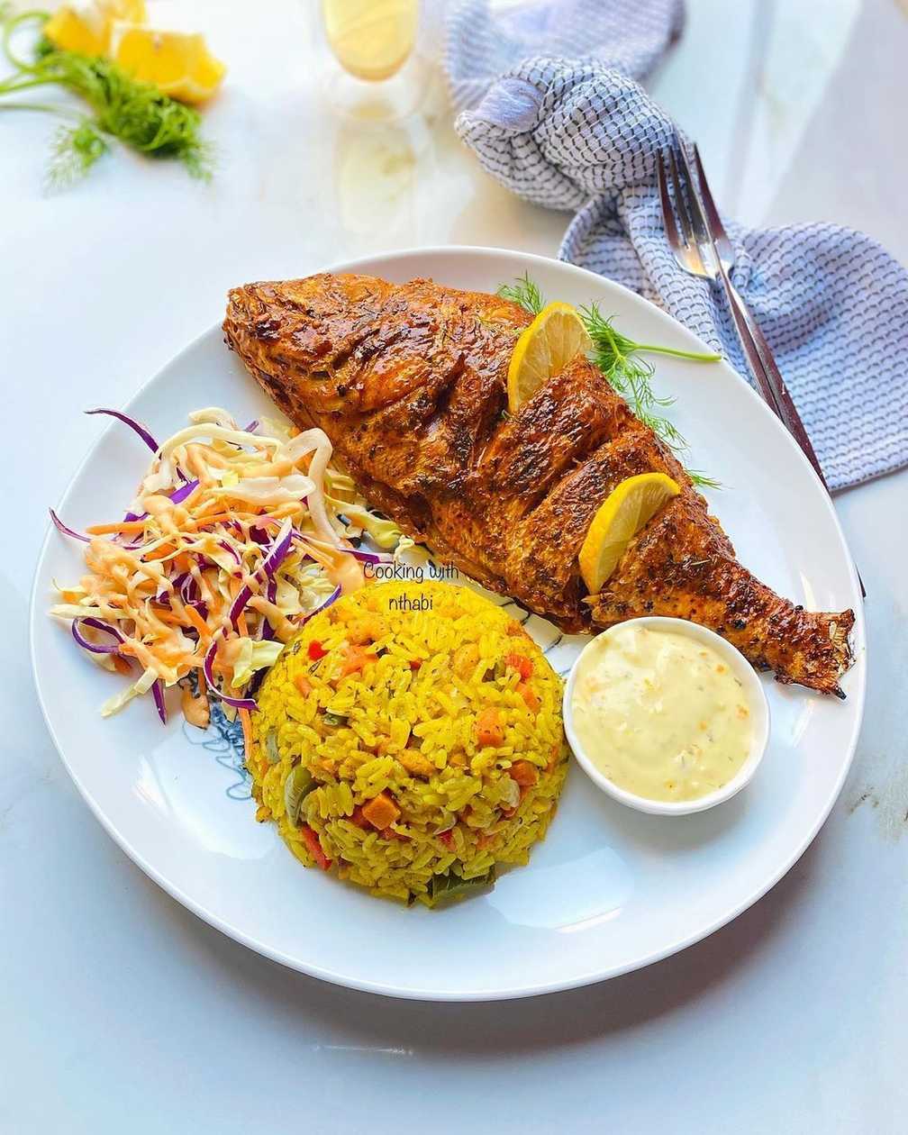 Fried Rice & Fried Fish