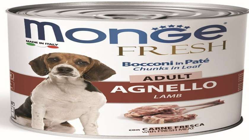 monge adult dog wet food lamb 400gr