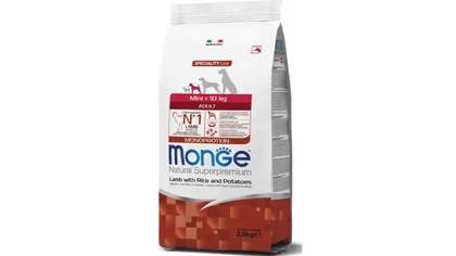 Monge dog adult mini lamb