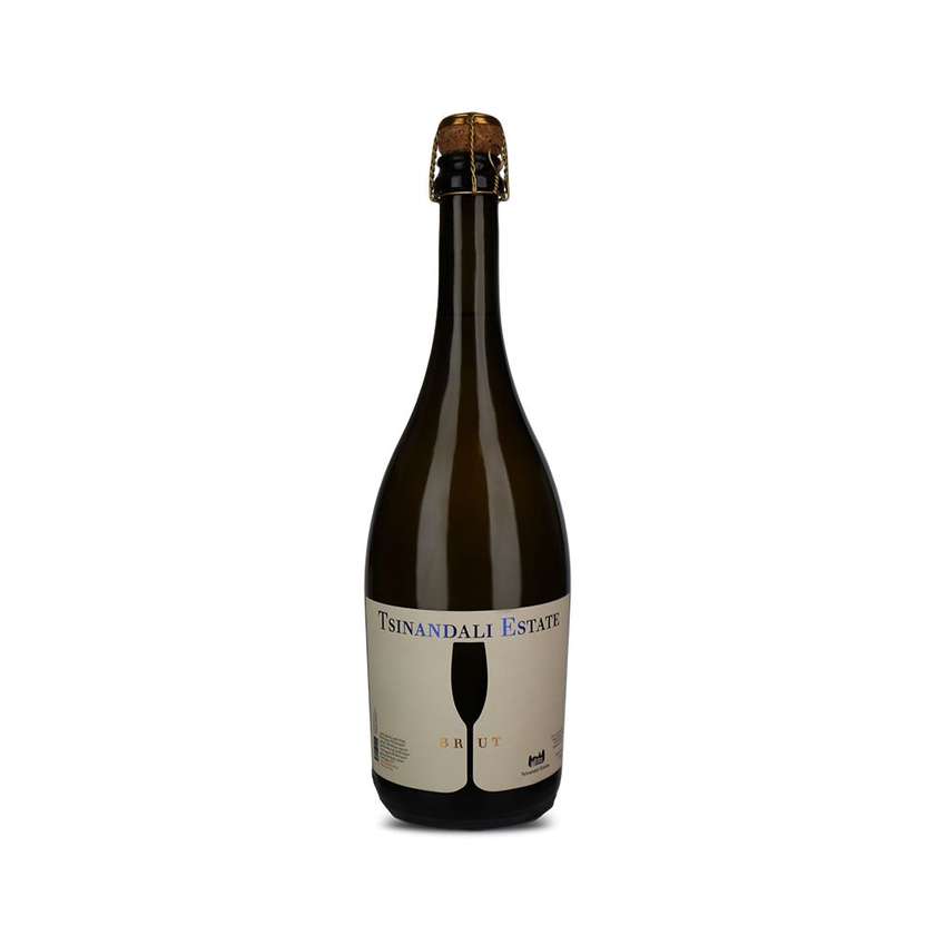 Tsinandali Estate Sparkling White Brut 2023წინანდლის მამული ცქრიალა თეთრი ბრუტი 2023