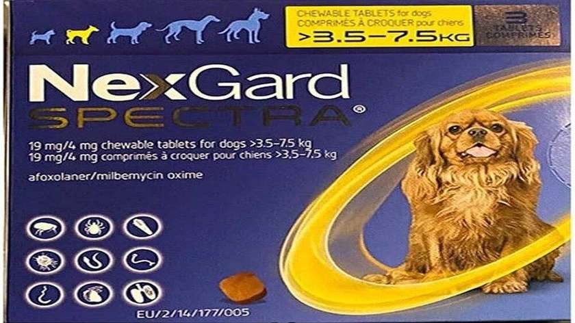 Nextgard spectra dog 3.5-7.5kg