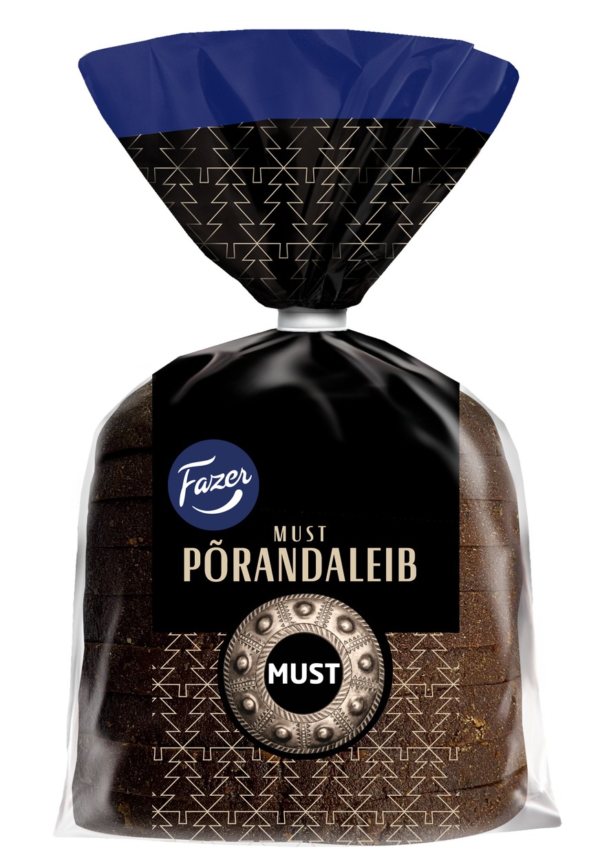 Fazer, must põrandaleib, 390g (aegub peagi)