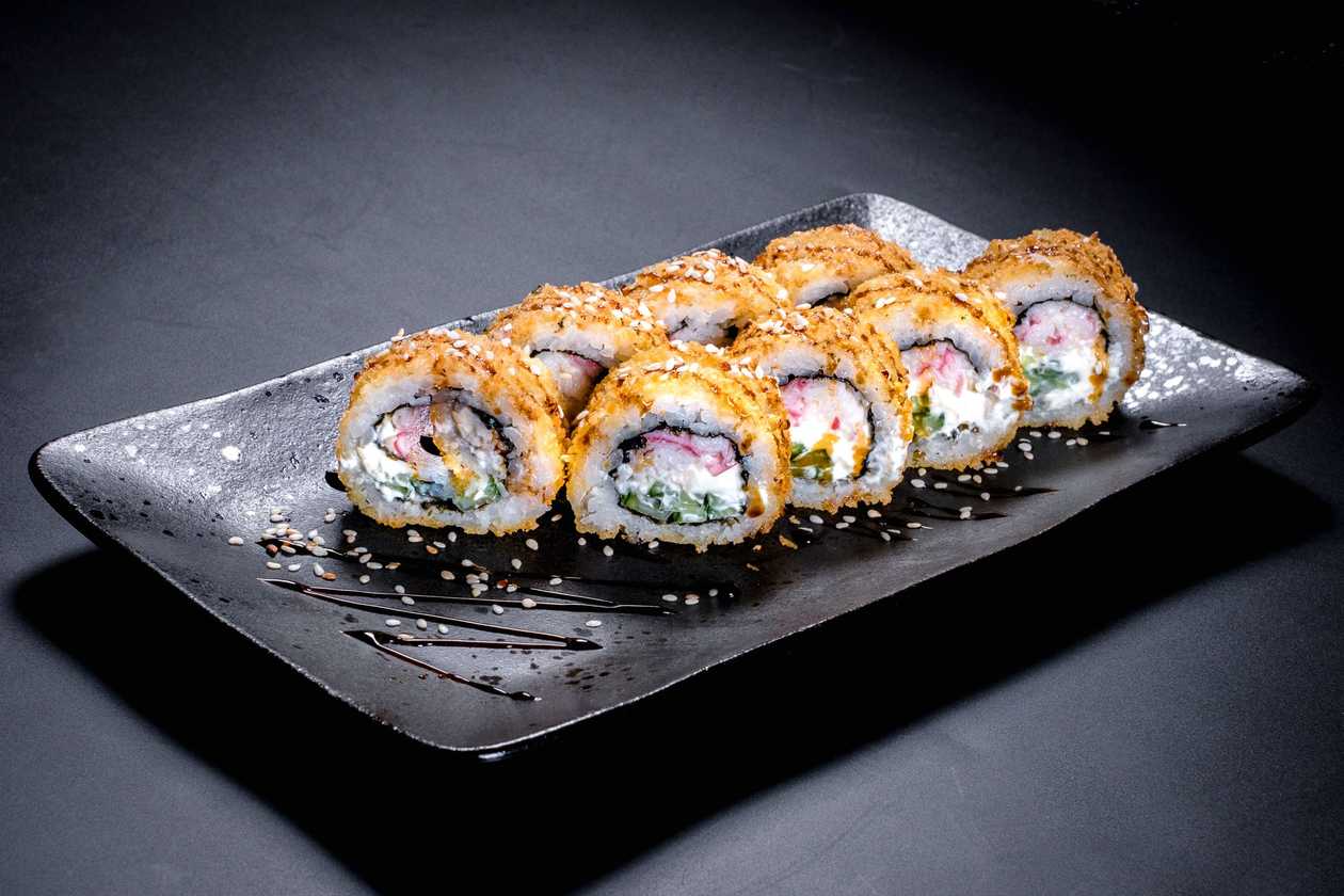 Tempura maki krevetiga 8tk