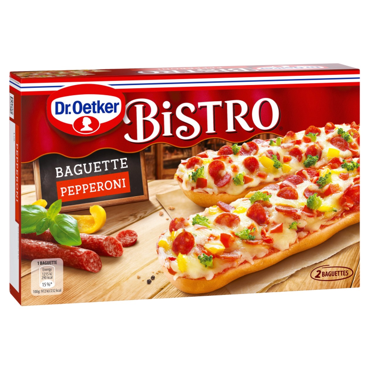 Dr. Oetker Bistro Baguette Pepperoni 2 X 125g (250g)
