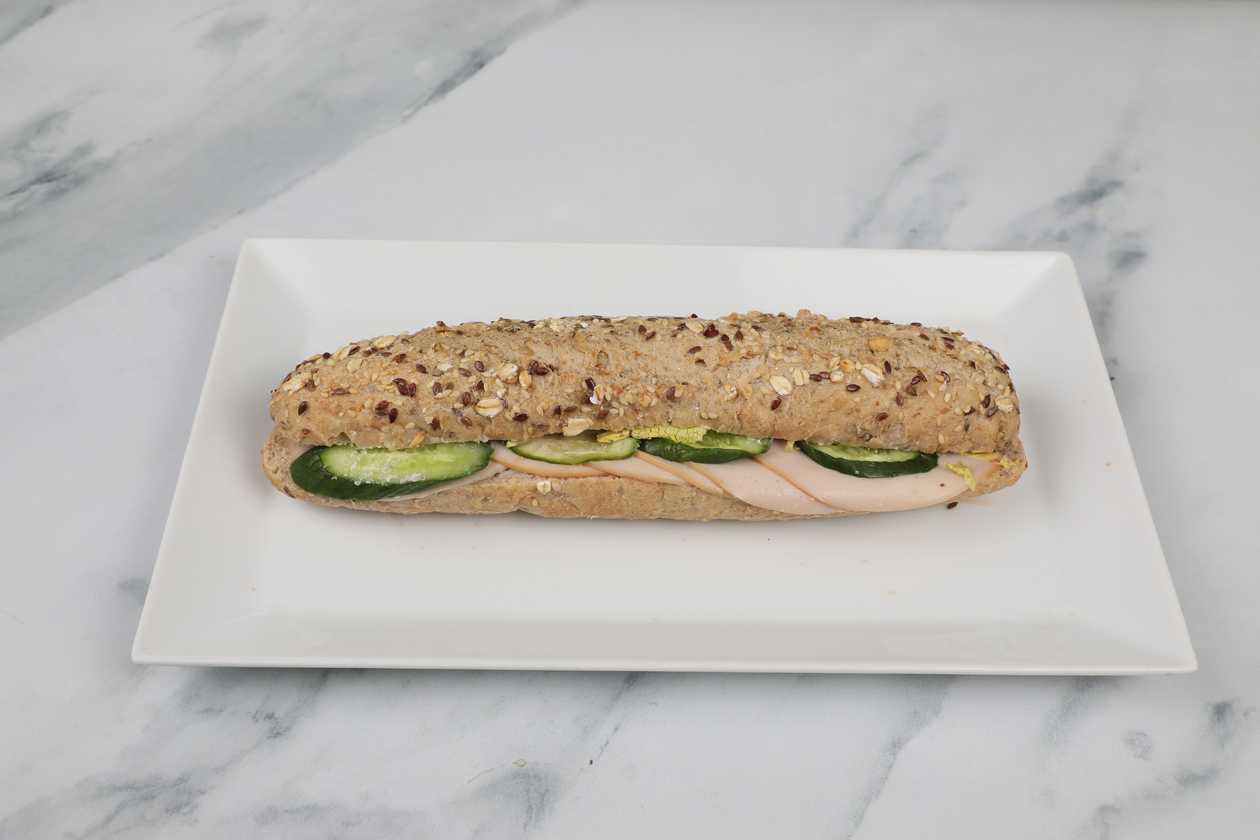 Fitness Baguette Turkey And Cheese