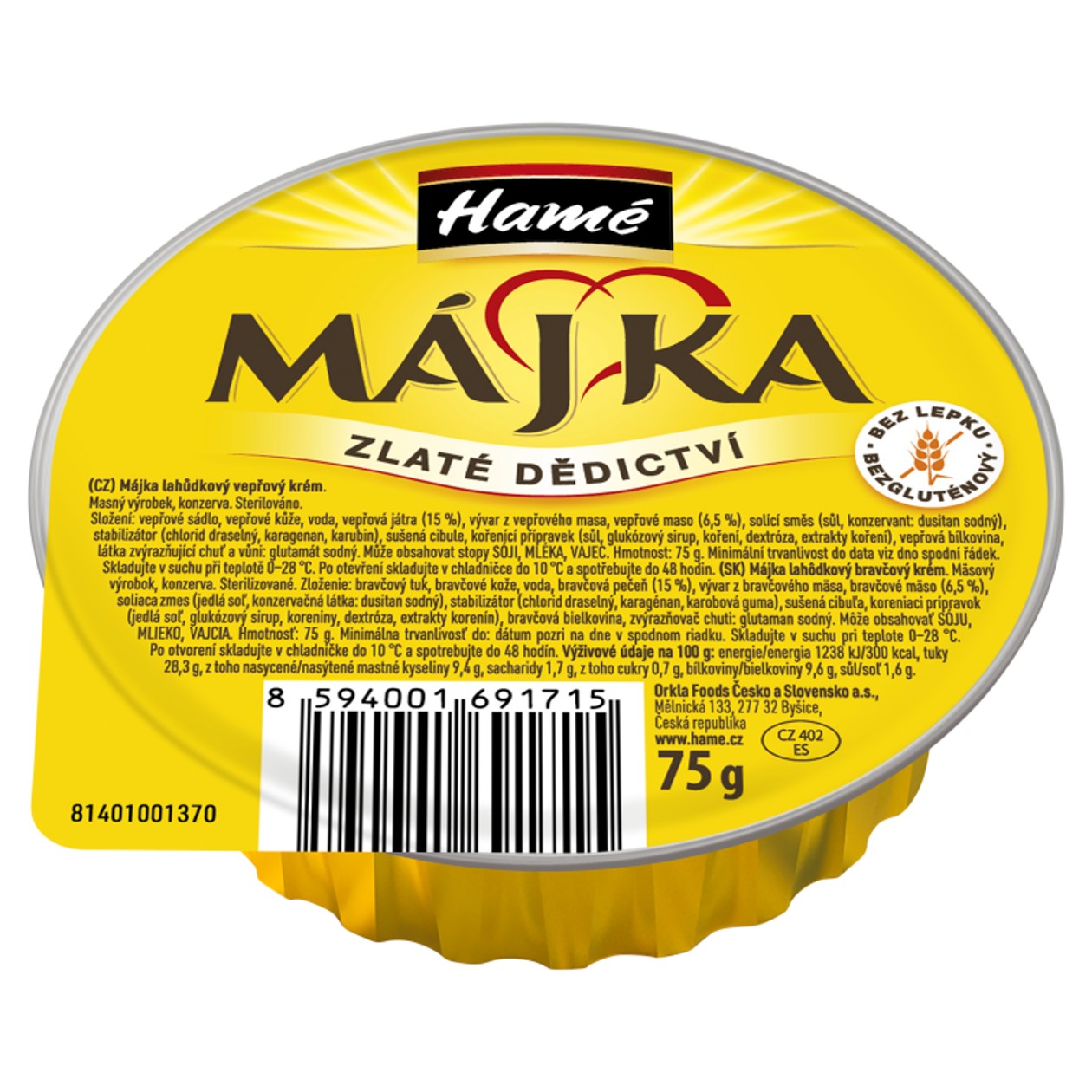 Hamé Májka 75g