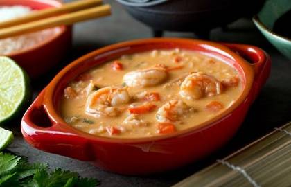 Krewetki w Czerwonym Curry 6 Szt.