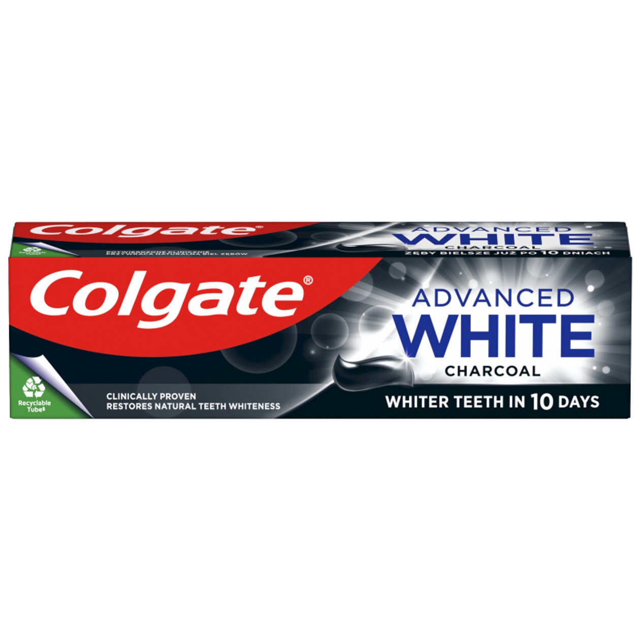 Colgate Advanced White Charcoal Bělicí Zubní Pasta 75Ml