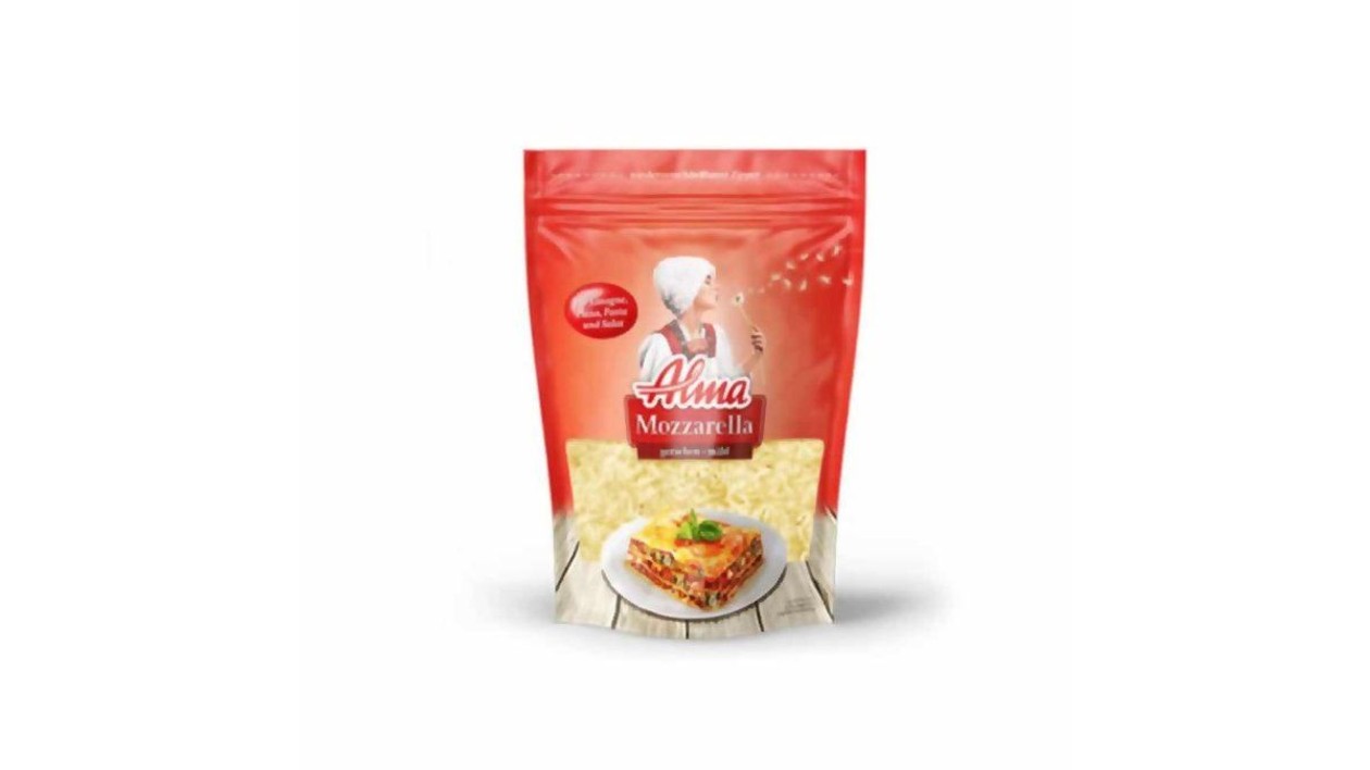 Alma Shredded Mozzarella, 200g