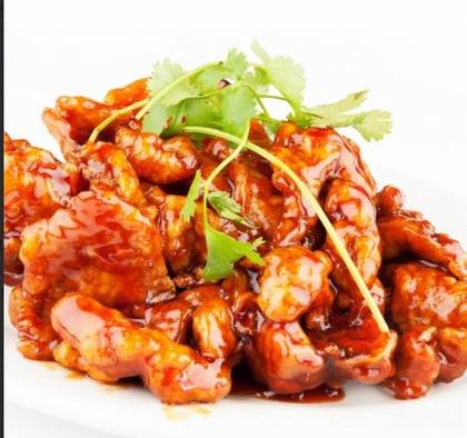 Pork with sweet and sour sauce