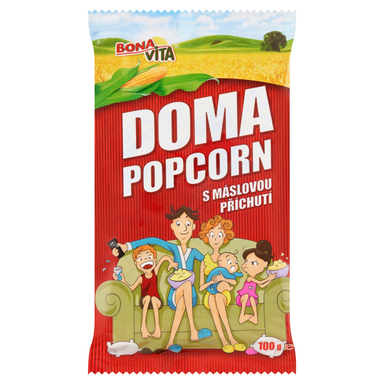 Bona Vita Doma Popcorn S Máslovou Příchutí 100g