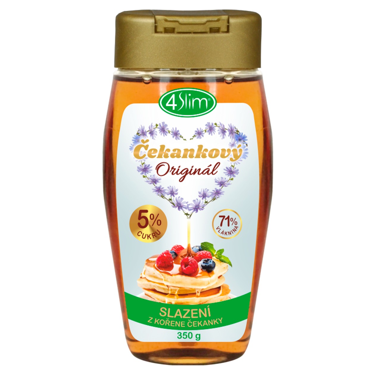 4Slim Čekankový Sirup Originál 350g