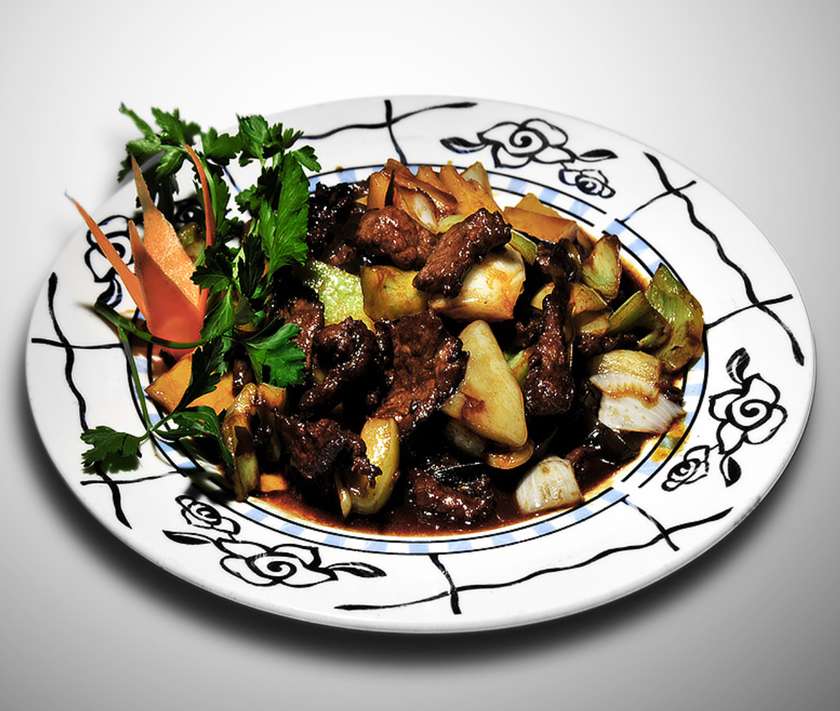 Beef in oyster sauce