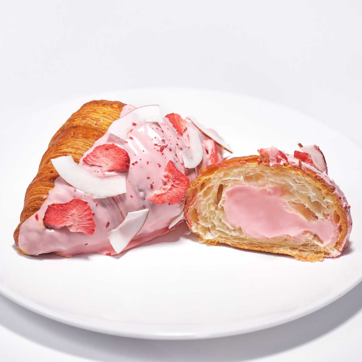 Strawberry Coconut Croissant