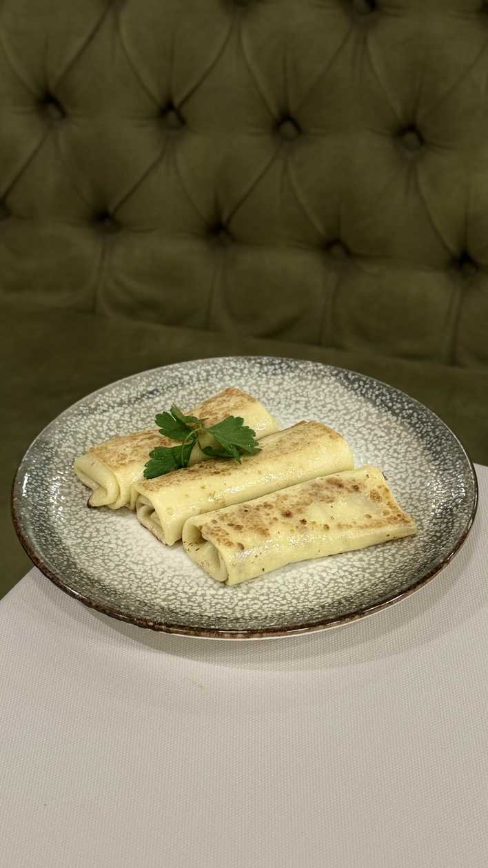 Млинці з куркою та грибами