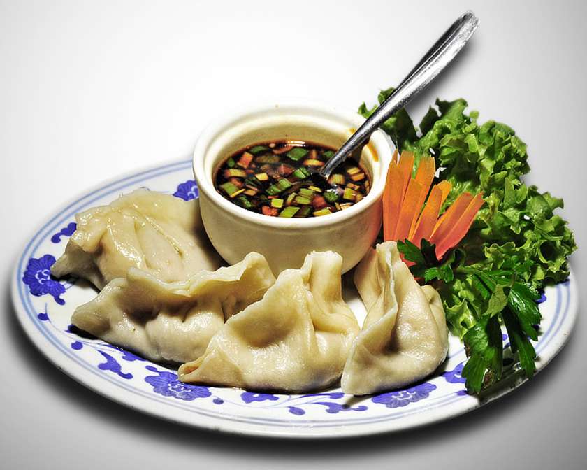 Boiled ravioli