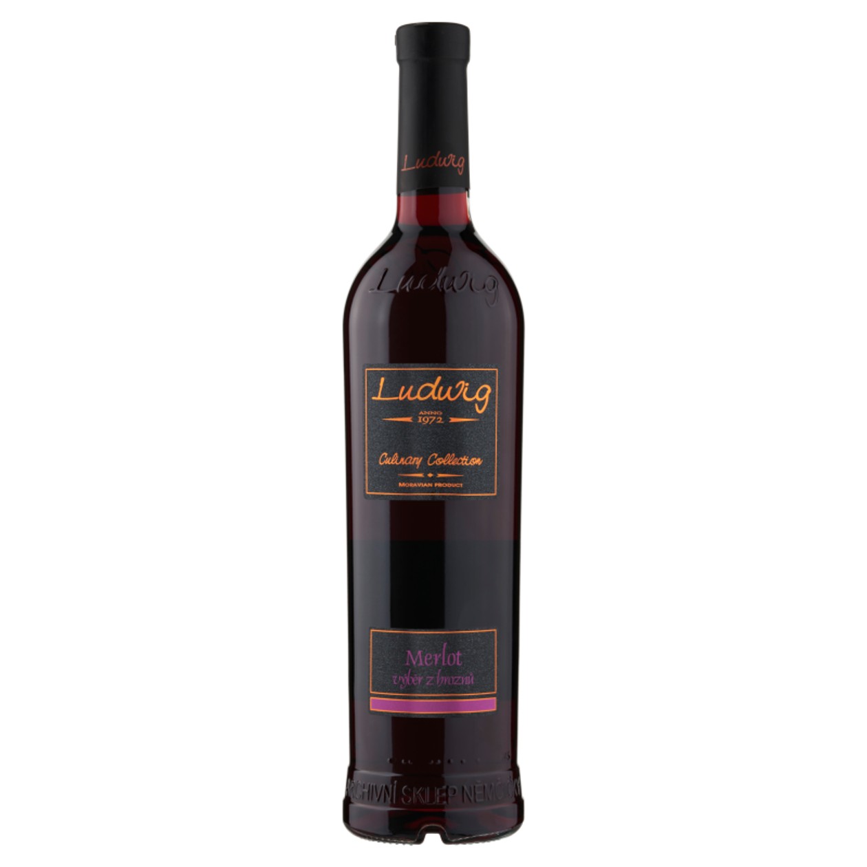Ludwig Culinary Collection Merlot Jakostní Víno S Přívlastkem Výběr Z Hroznů Suché 0,75L