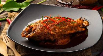 Pork in curry sauce