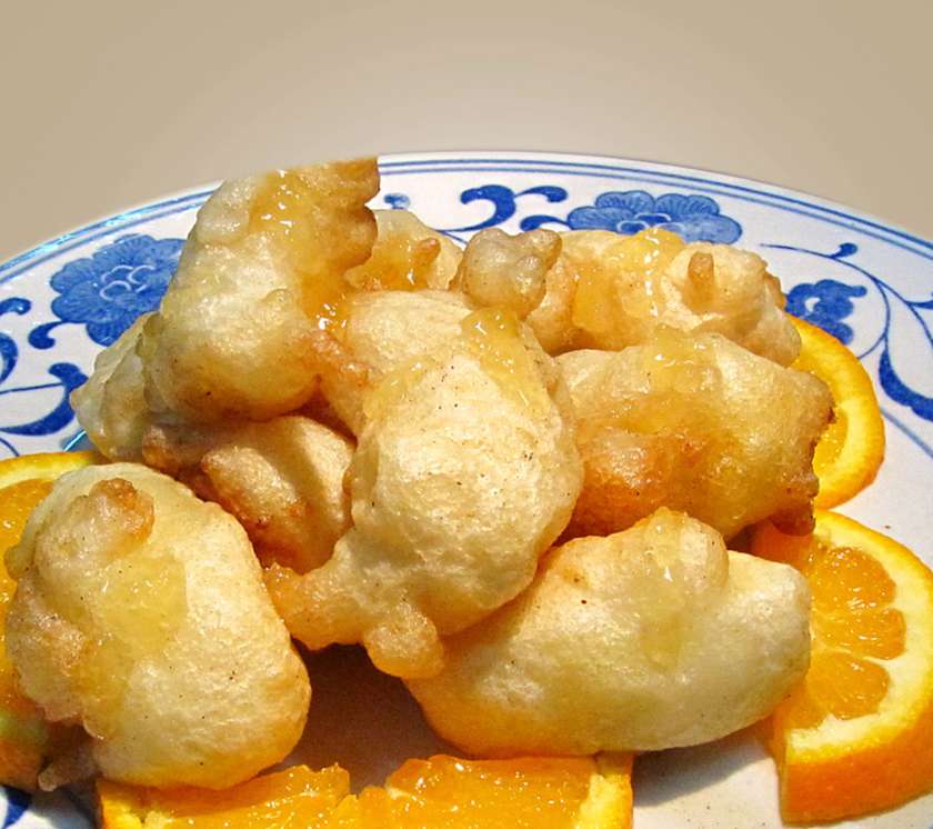 Fried bananas
