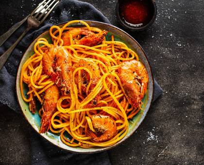 Noodles with Shrimps