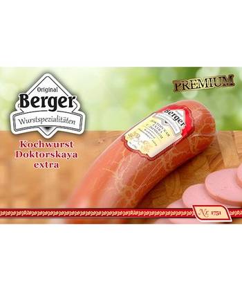 Berger doktorská klobása extra 700g