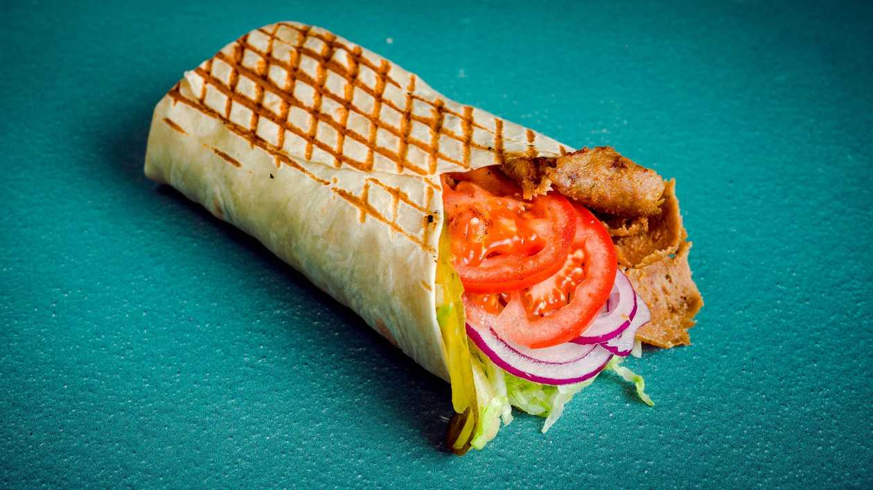 Beef doner in lavash