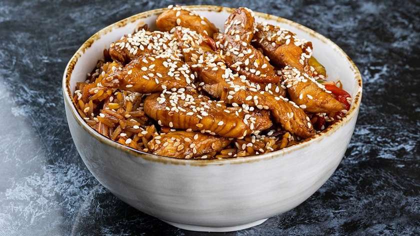 Rice with pork