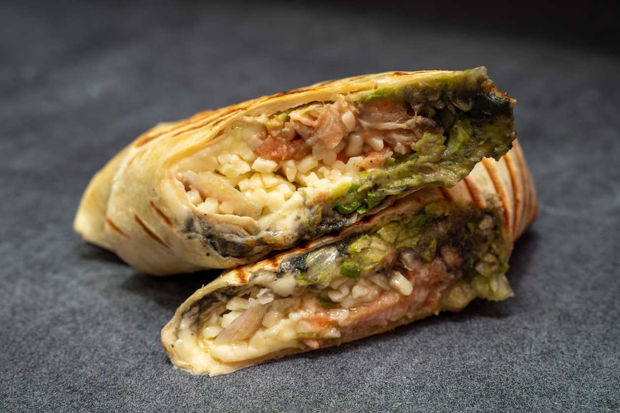 Salmon Avocado Wrap