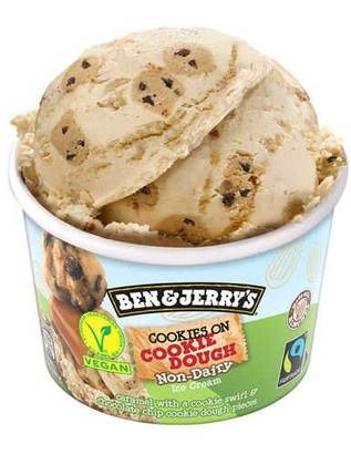 Vegan Cookies on Cookie Dough