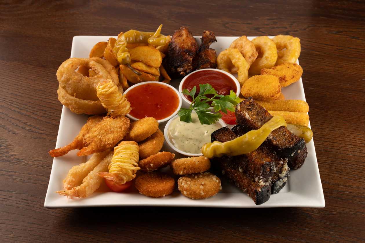 Beer platter for 2 people