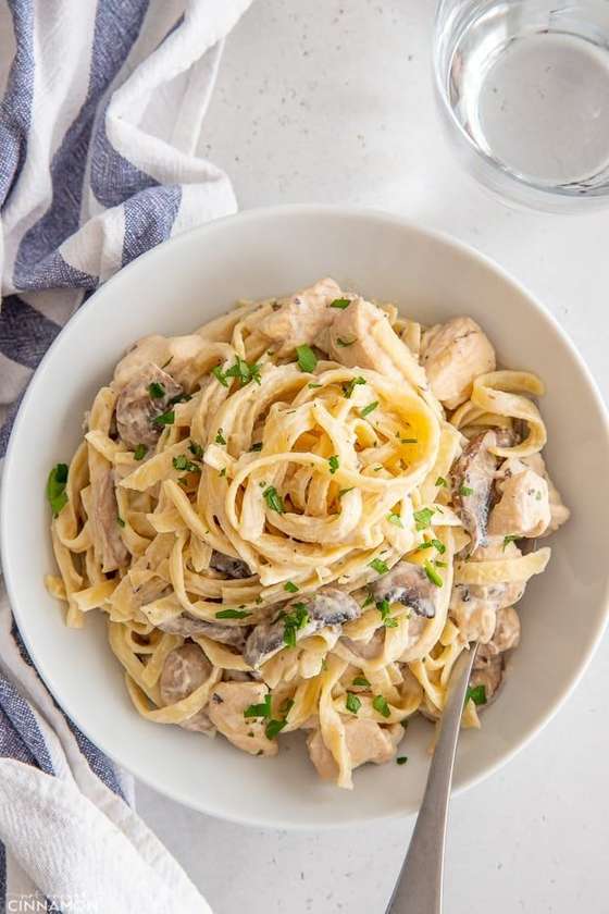 Fettucine Chicken Mushroom