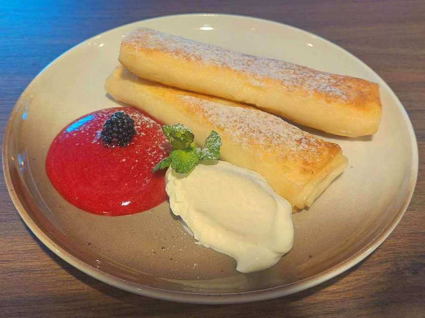 Pancakes with cottage cheese