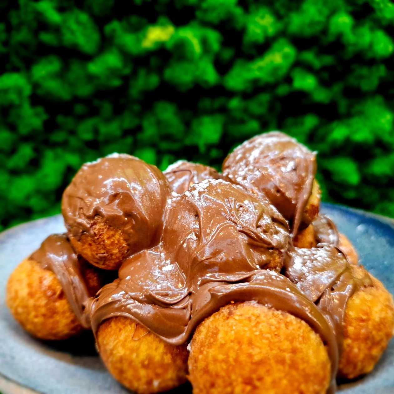 Papanași bites cu nutella