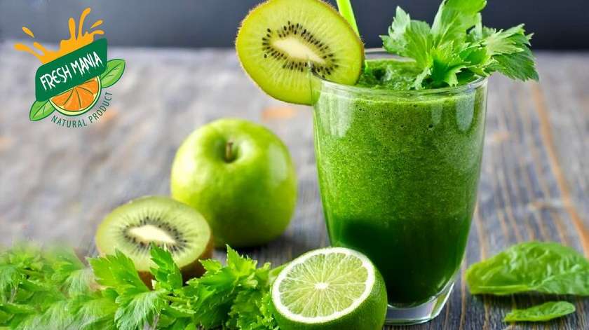Detox Smoothie Apple - Kiwi 400 ml.