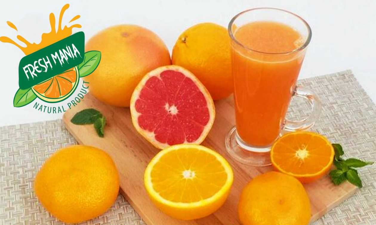 MIX CITRUS LOVE (Grapefruit + Orange) juice - 500ml