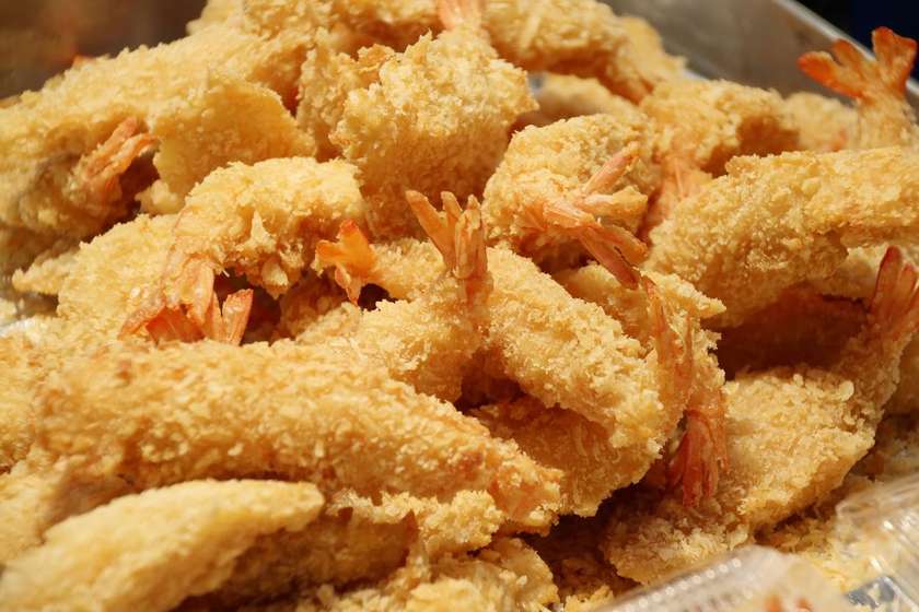 Panko crust shrimps