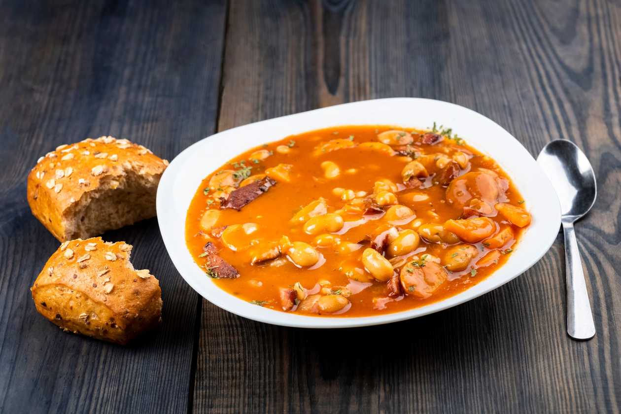 Bean Soup with Smoked Meat 400ml/50g