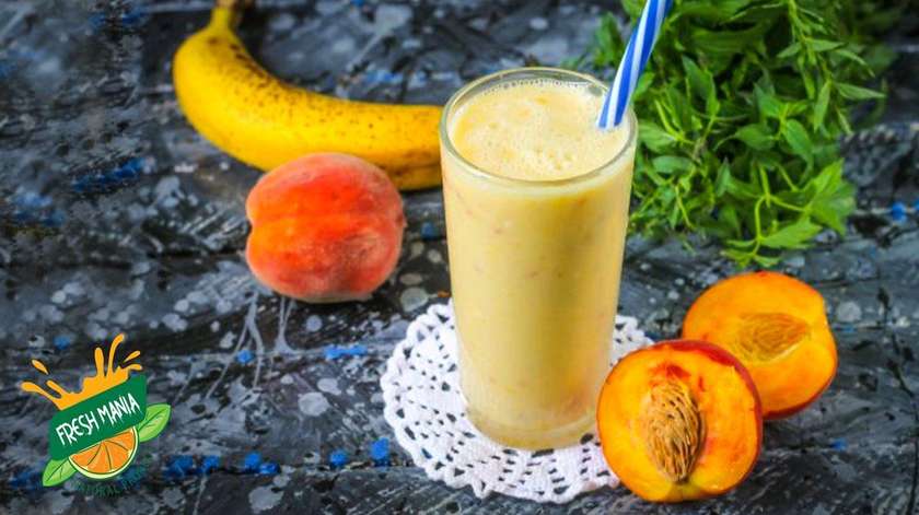 Peach-Banana Smoothie - 400 ml.