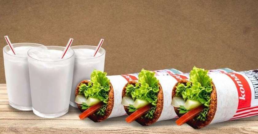 3 Doritoslu Double Dürüm + 3 Ayran