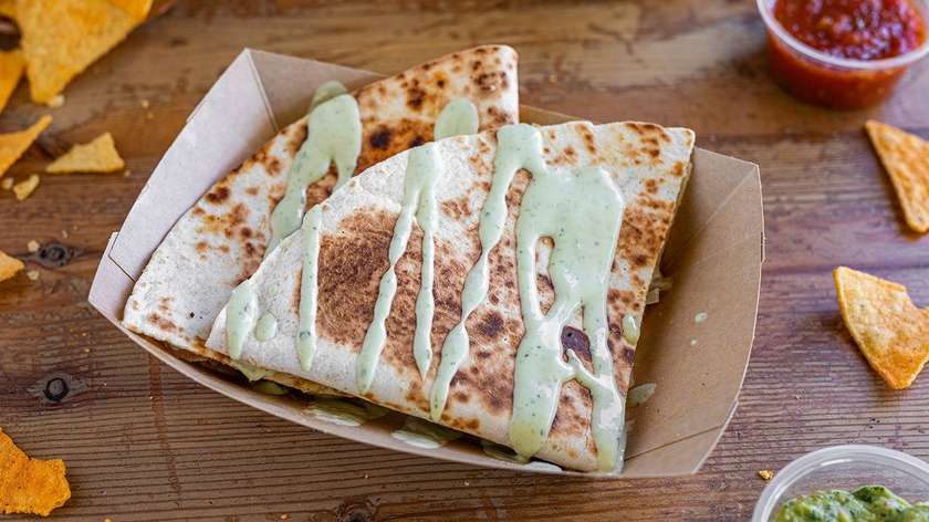 Mushroom Quesadilla