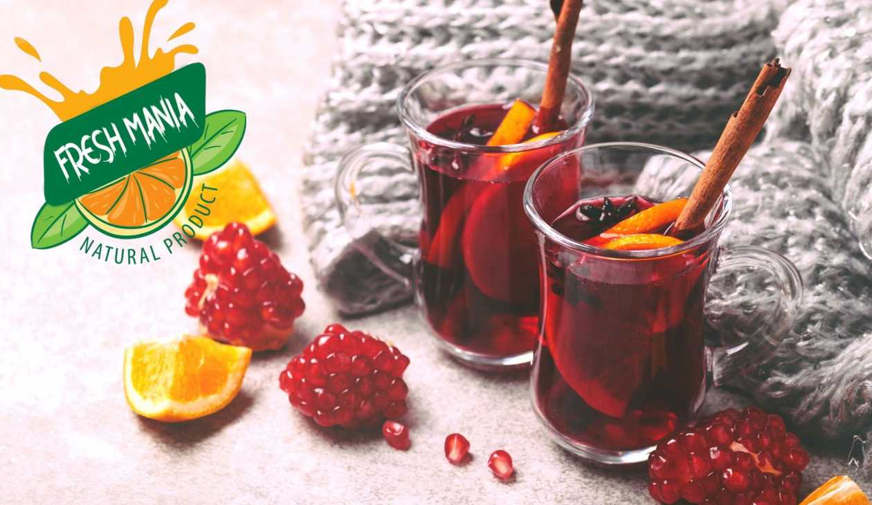 MIX GOOD MOOD (Mandarin + Pomegranate) juice - 500ml