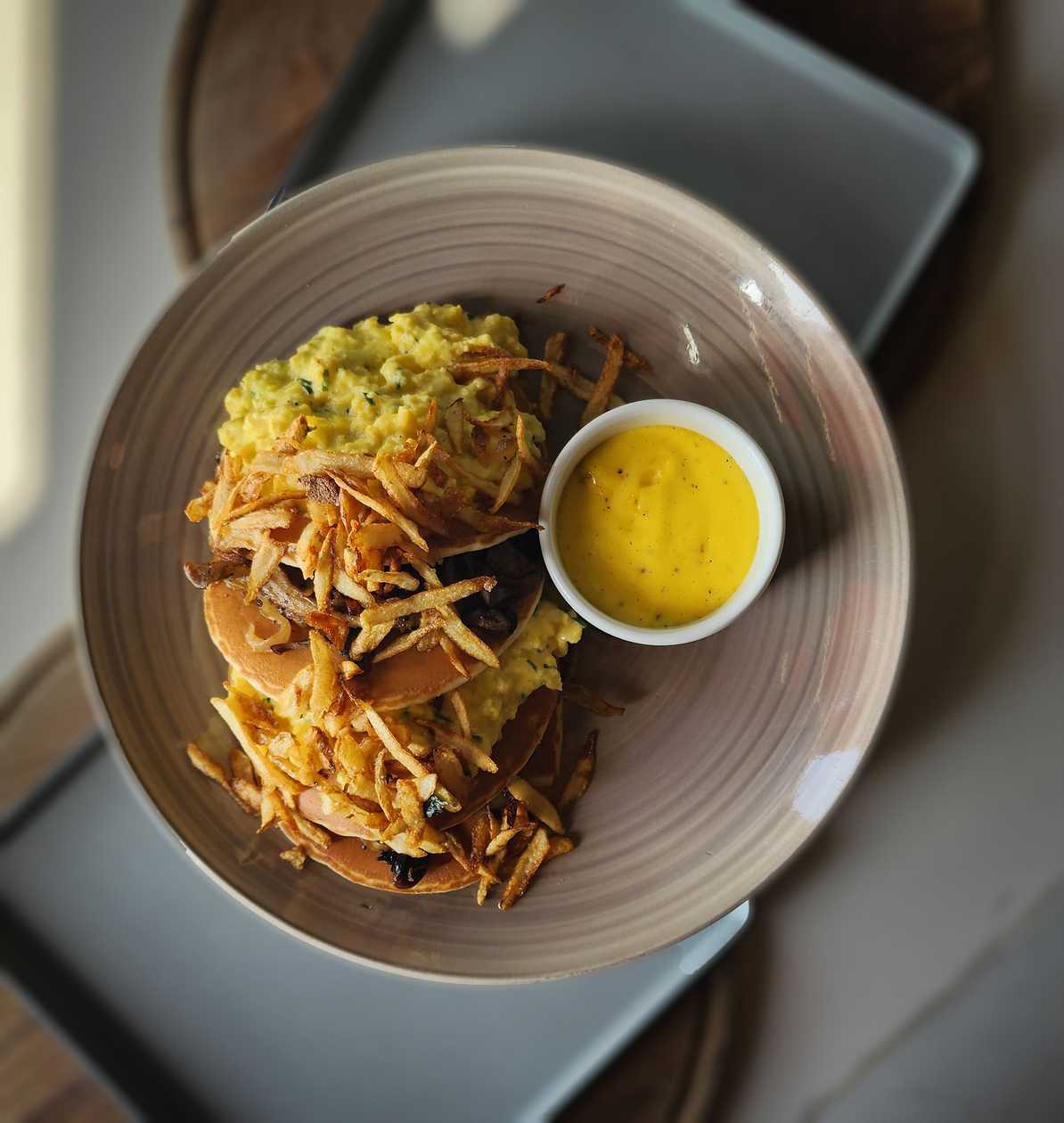 Savoury Pancake Stack