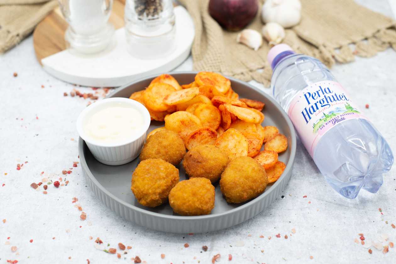 Chicken kiev,apa plata