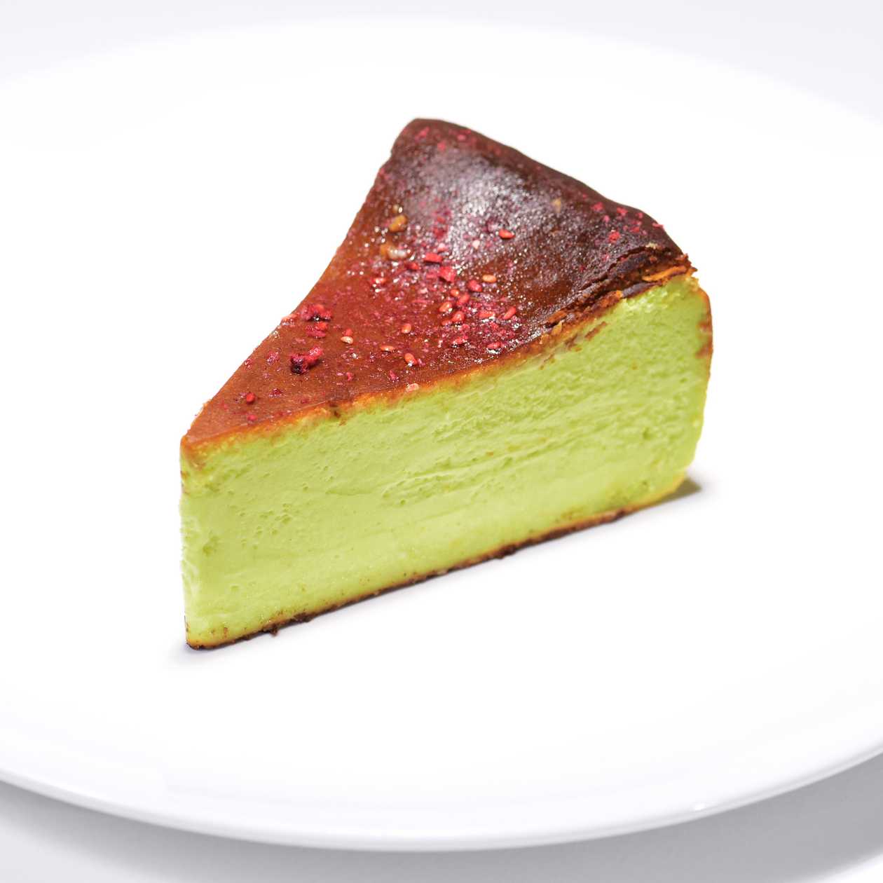 Pistachio Basque Cheesecake