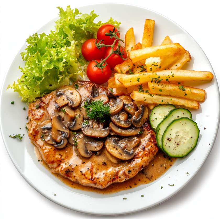 Scaloppine ai funghi