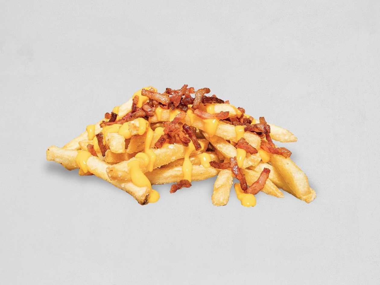 Batata Palito molho cheddar bacon