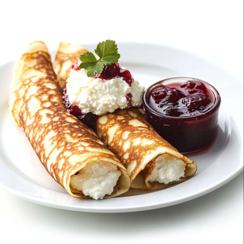 Pancakes with cottage cheese