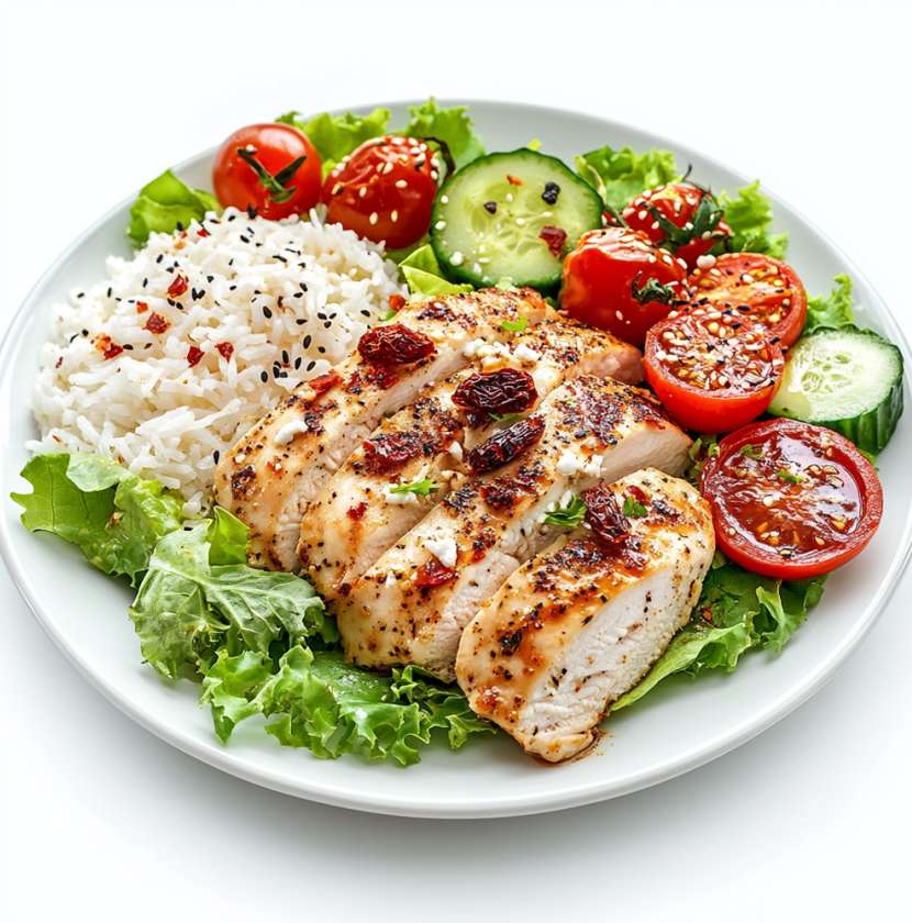 Chicken with feta cheese and sundried tomatoes